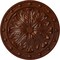 Ekena Millwork Foster Acanthus Leaf Medallion (Canopies up to 2 1/4"), 20 1/2"OD x 1 1/2"P, Burnished Mahogany CM20FOBMC - alternate 1